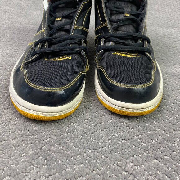 Nike Jordan 1 Flight Shoes Men's 9.5 Black Basketball Sneakers 372704 037 - Picture 9 of 14